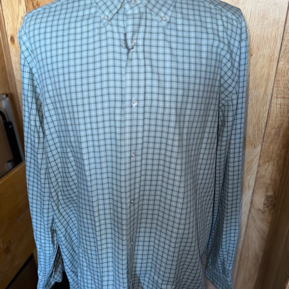 Men's Blue Checkered Shirt